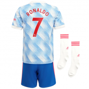 Kid  Manchester United Away Suit 21/22 #7 Ronaldo