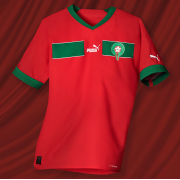 2022 World Cup Morocco Home Jersey (Customizable)