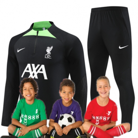 Kid's 23/24 Liverpool Training Suits Black
